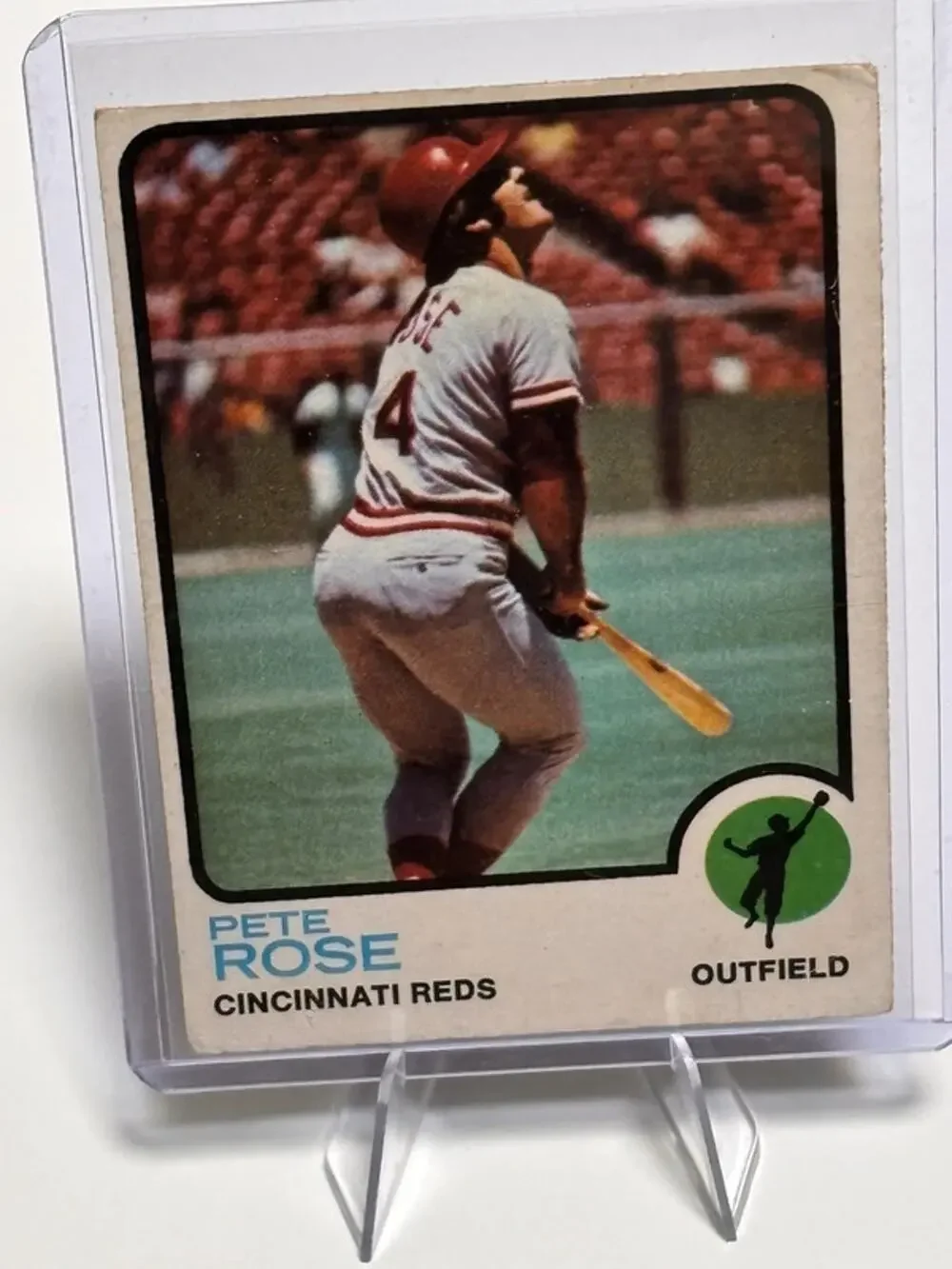 Topps 1973 Pete Rose #130 Cincinnati Reds MLB Vintage Baseball Base Set Card